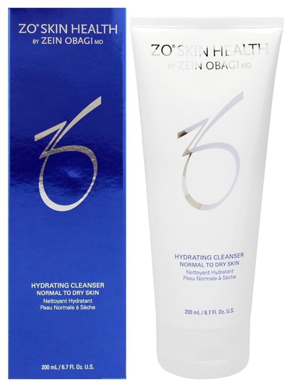ZO Skin Health Hydrating Cleanser for Normal to Dry Skin — White